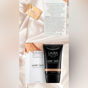 Laura Geller Cover Lock Cream Foundation, Shade Honey, 1fl oz/30mL
